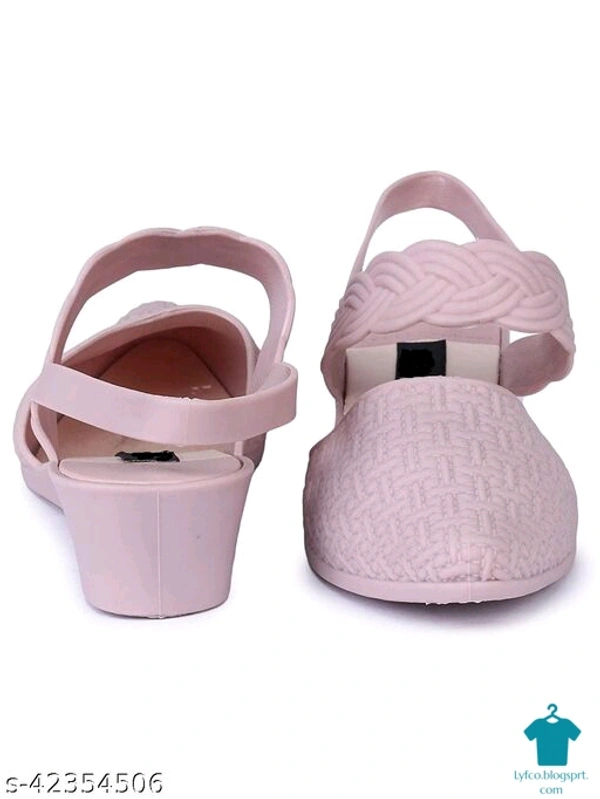 Product Name: *WMK Women's Sandal Indoor House or Outdoor Latest Fashion Pink Casual Sandal For Women and Girls*Material: PUSole Material: PVCFastening & Back Detail: Open BackPattern: SolidMultipack: 1 - IND-7