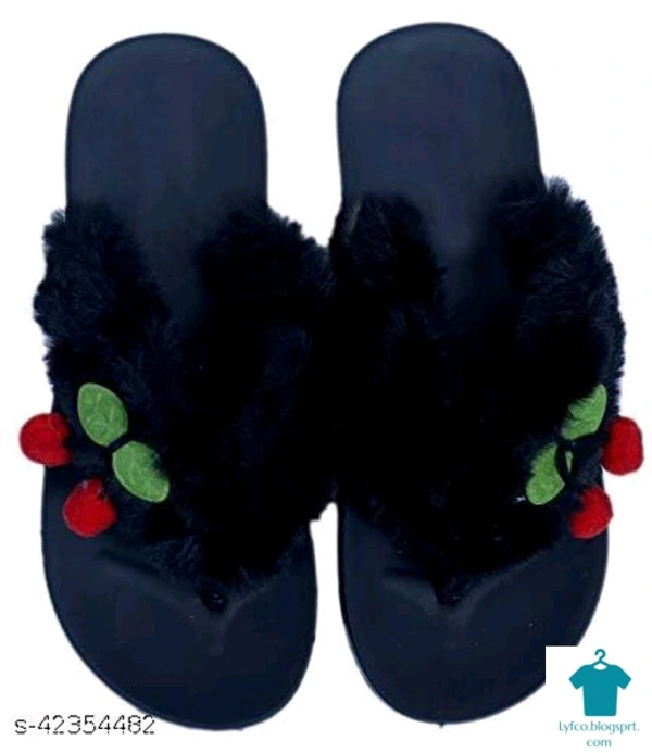 Product Name: *WMK Women's Slippers Indoor House or Outdoor Latest Fashion Casual FlipFlop Slipper For Women and Girls*Material: PUSole Material: PVCFastening & Back Detail: Open BackPattern: SolidMultipack: 1 - IND-3