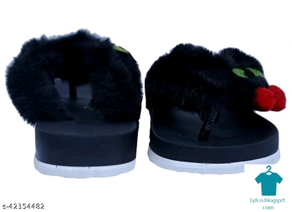 Product Name: *WMK Women's Slippers Indoor House or Outdoor Latest Fashion Casual FlipFlop Slipper For Women and Girls*Material: PUSole Material: PVCFastening & Back Detail: Open BackPattern: SolidMultipack: 1 - IND-6