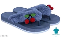 Product Name: *WMK Women's Slippers Indoor House or Outdoor Latest Fashion Casual FlipFlop Slipper For Women and Girls*Material: PUSole Material: PVCFastening & Back Detail: Open BackPattern: SolidMultipack: 1 - IND-3
