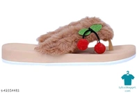 Product Name: *WMK Women's Slippers Indoor House or Outdoor Latest Fashion Casual FlipFlop Slipper For Women and Girls*Material: PUSole Material: PVCFastening & Back Detail: Open BackPattern: SolidMultipack: 1 - IND-3