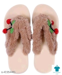 Product Name: *WMK Women's Slippers Indoor House or Outdoor Latest Fashion Casual FlipFlop Slipper For Women and Girls*Material: PUSole Material: PVCFastening & Back Detail: Open BackPattern: SolidMultipack: 1 - IND-6
