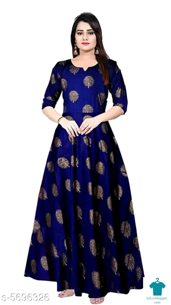 Product Name: *Trendy Women Stylish Gowns* - XXL