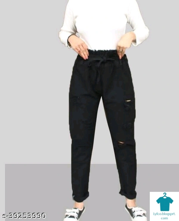 Product Name: *Trendy Latest Women Jeans*Fabric: DenimSurface Styling: AppliqueMultipack: 1 - 38