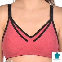 Product Name: *Glitchy Women's Cotton Multicolor Non-Padded Feeding Bra/Nursing Bra/Maternity Bra Combo - Pack of 3*Fabric: Cotton BlendMultipack: 6 - 32B