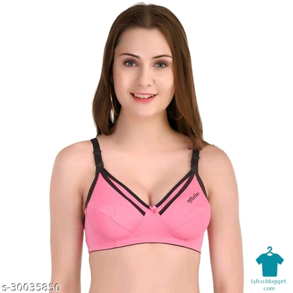 Product Name: *Glitchy Women's Cotton Multicolor Non-Padded Feeding Bra/Nursing Bra/Maternity Bra Combo - Pack of 3*Fabric: Cotton BlendMultipack: 6 - 40B