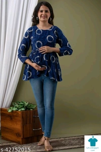 Catalog Name:*Stylus Women Tops & Tunics*Fabric: RayonSleeve Length: Three-Quarter SleevesPattern: Product DependentMultipack: 1 - colour- Black