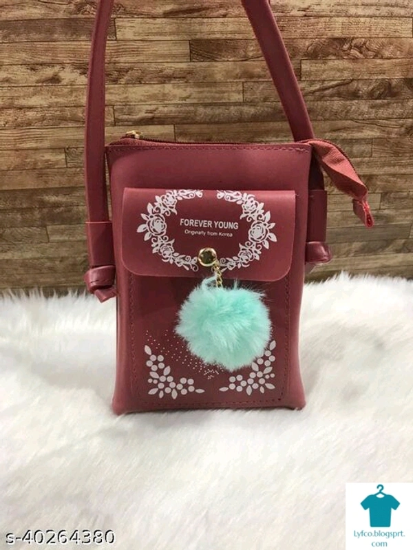 Catalog Name:*Trendy Fancy Women Slingbags*Material: PUNo. of Compartments: 2Pattern: PrintedMultipack: 1 - Free size