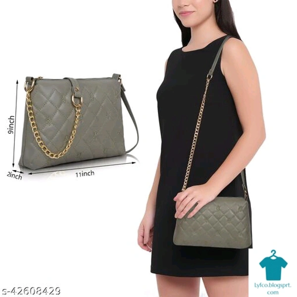 Catalog Name:*Voguish Fancy Women Slingbags*Material: SyntheticNo. of Compartments: 1Pattern: Self DesignMultipack: 1 - Free size