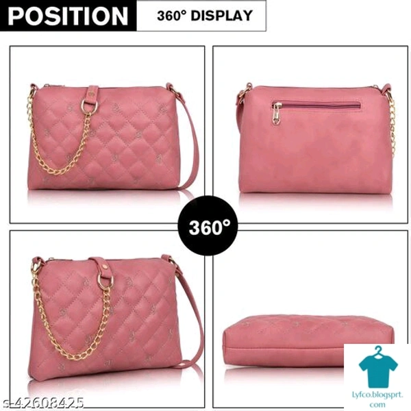 Catalog Name:*Voguish Fancy Women Slingbags*Material: SyntheticNo. of Compartments: 1Pattern: Self DesignMultipack: 1 - Free size
