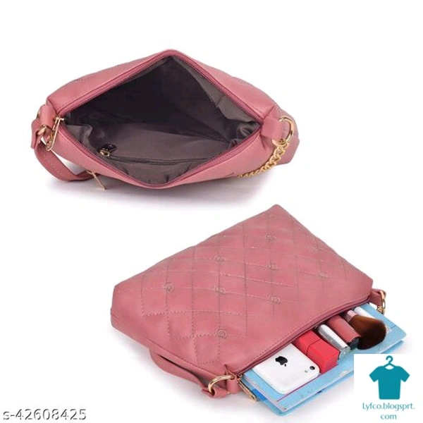 Catalog Name:*Voguish Fancy Women Slingbags*Material: SyntheticNo. of Compartments: 1Pattern: Self DesignMultipack: 1 - Free size