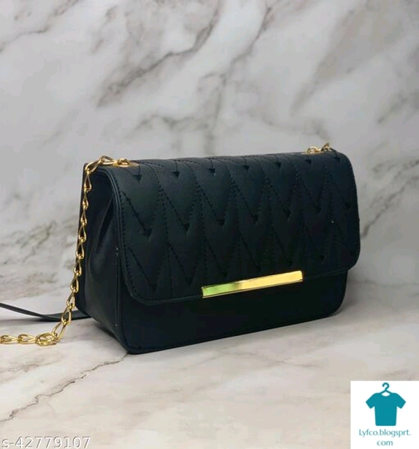Catalog Name:*Trendy Alluring Women Slingbags*Material: PUNo. of Compartments: 2Pattern: SolidMultipack: 1 - Free size