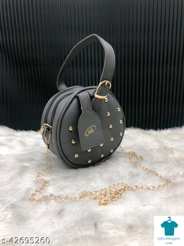 Catalog Name:*Trendy Alluring Women Slingbags*Material: PUNo. of Compartments: 2Pattern: EmbellishedMultipack: 1 - Free size