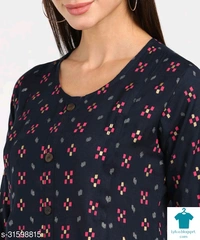 Catalog Name:*Fashionable Feeding Kurta Sets*Fabric: RayonBottomwear Fabric: RayonBottom Type: PantsSleeve Length: Three-Quarter SleevesStitch Type: StitchedFit/ Shape: A-linePattern: PrintedCombo of: Combo of 2 - XXL