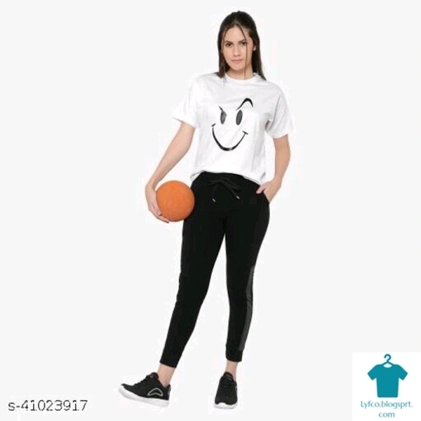 Catalog Name:*Women Printed Black Yoga Pants*Fabric: PolyesterPattern: SolidMultipack: 1 - 36