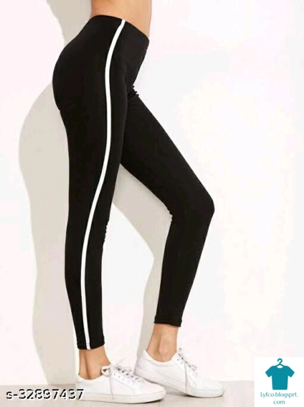 Catalog Name:*Women Colorblocked Black Track Pants*Fabric: PolycottonPattern: SolidMultipack: 1 - Colour- Groy