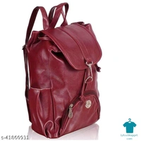 Catalog Name:*Trendy Fancy Women Backpacks*Material: PUNo. of Compartments: 1Pattern: SolidMultipack: - Free size