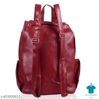 Catalog Name:*Trendy Fancy Women Backpacks*Material: PUNo. of Compartments: 1Pattern: SolidMultipack: - Free size