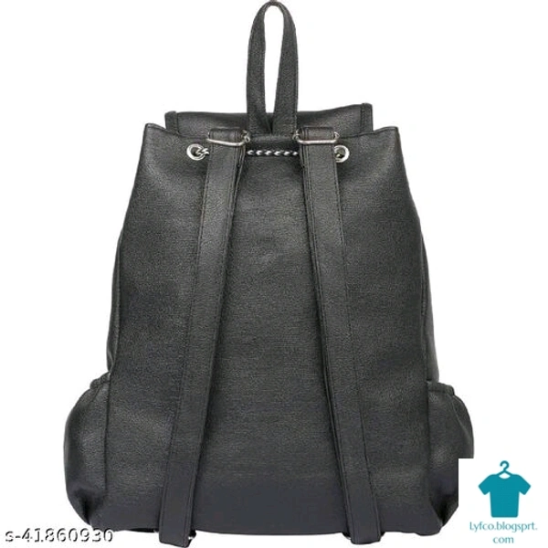 Catalog Name:*Trendy Fancy Women Backpacks*Material: PUNo. of Compartments: 1Pattern: SolidMultipack: - Free size