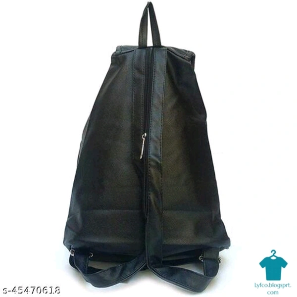 Catalog Name:*Voguish Fancy Women Backpacks*Material: Faux Leather/LeatheretteNo. of Compartments: 1Pattern: SolidMultipack: 1 - Free size