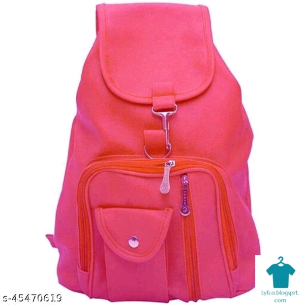 Catalog Name:*Voguish Fancy Women Backpacks*Material: Faux Leather/LeatheretteNo. of Compartments: 1Pattern: SolidMultipack: 1 - Free size