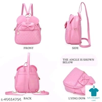 Catalog Name:*Elite Fashionable Women Backpacks*Material: PUNo. of Compartments: 2Pattern: Checked,AppliqueMultipack: 1 - Free size