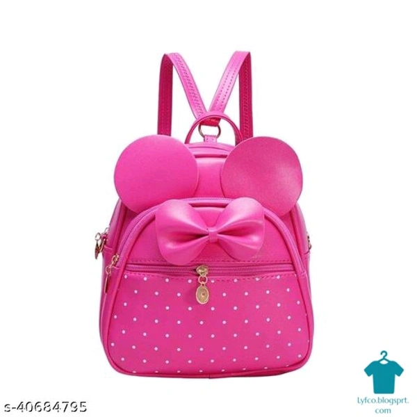 Catalog Name:*Elite Fashionable Women Backpacks*Material: PUNo. of Compartments: 2Pattern: Checked,AppliqueMultipack: 1 - Free size