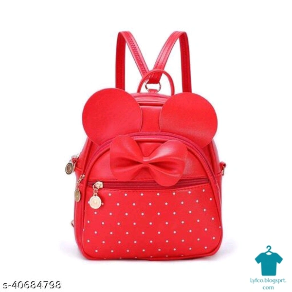Catalog Name:*Elite Fashionable Women Backpacks*Material: PUNo. of Compartments: 2Pattern: Checked,AppliqueMultipack: 1 - Free size