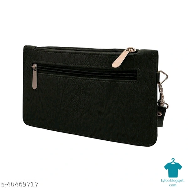 Catalog Name:*Fashionable Latest Women Clutches*Material: PUNo. of Compartments: 2Pattern: SolidMultipack: 1 - Free size