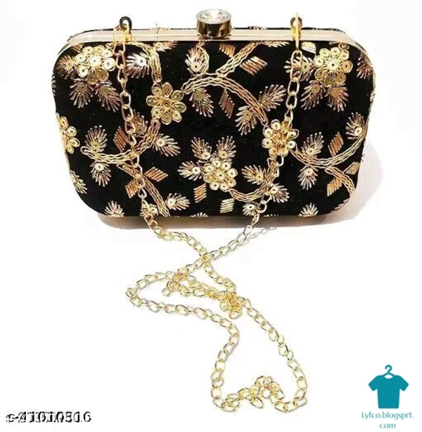 Catalog Name:*Casual Latest Women Clutches*Material: VelvetMultipack: 1 - Free size