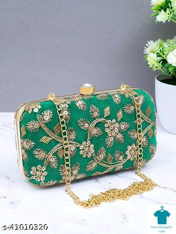 Catalog Name:*Casual Latest Women Clutches*Material: VelvetMultipack: 1 - Free size