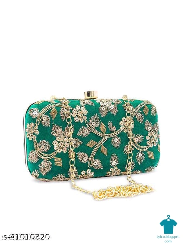 Catalog Name:*Casual Latest Women Clutches*Material: VelvetMultipack: 1 - Free size