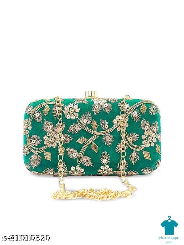 Catalog Name:*Casual Latest Women Clutches*Material: VelvetMultipack: 1 - Free size