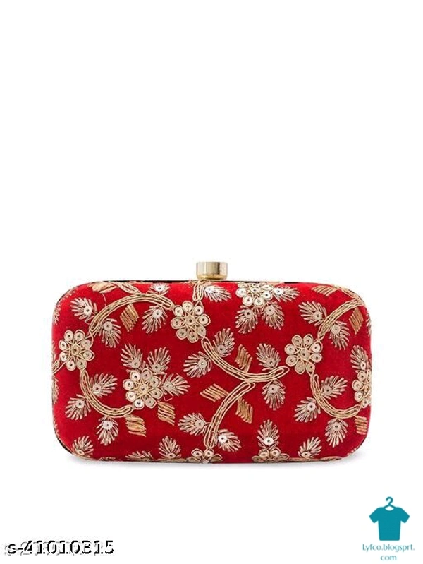 Catalog Name:*Casual Latest Women Clutches*Material: VelvetMultipack: 1 - Free  size