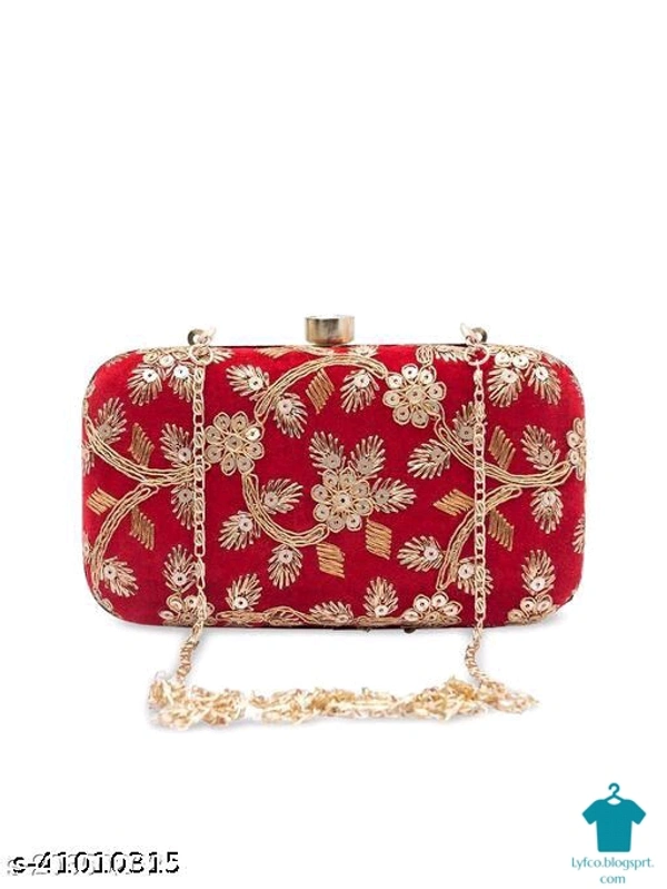 Catalog Name:*Casual Latest Women Clutches*Material: VelvetMultipack: 1 - Free  size