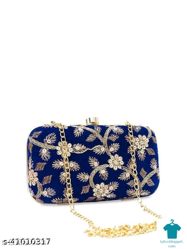 Catalog Name:*Casual Latest Women Clutches*Material: VelvetMultipack: 1 - Free size