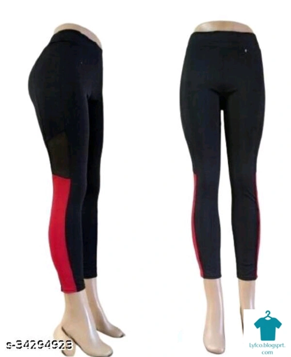 Catalog Name:*Women Solid Black Yoga Pants*Fabric: PolycottonPattern: SolidMultipack: 1 - 32
