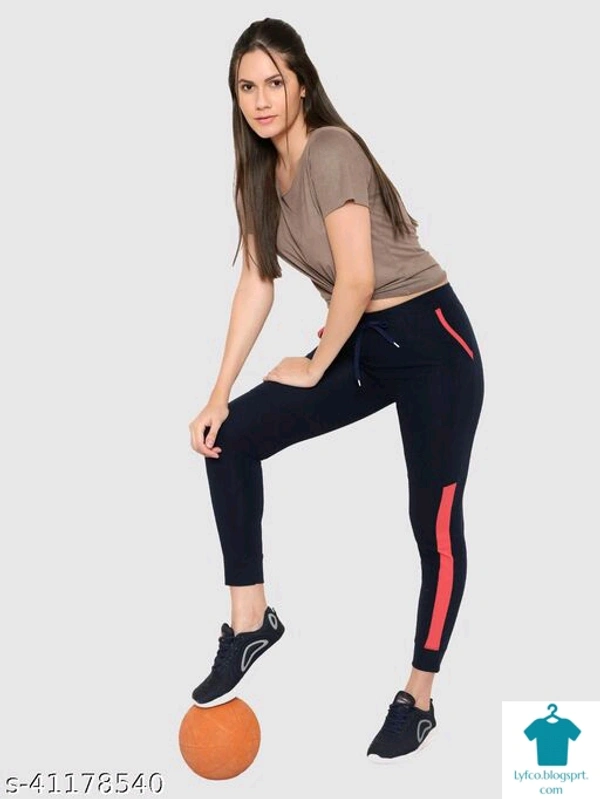 Catalog Name:*Women Printed Navy Blue Yoga Pants*Fabric: PolyesterPattern: StripedMultipack: 1 - 34