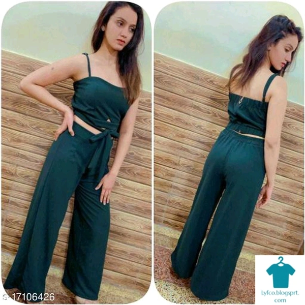 Catalog Name:*KUDIYO Graceful Women Top & Bottom Sets*Top Fabric: ScubaBottom Fabric: ScubaSleeve Length: Shoulder StrapsMultipack: 1 - S