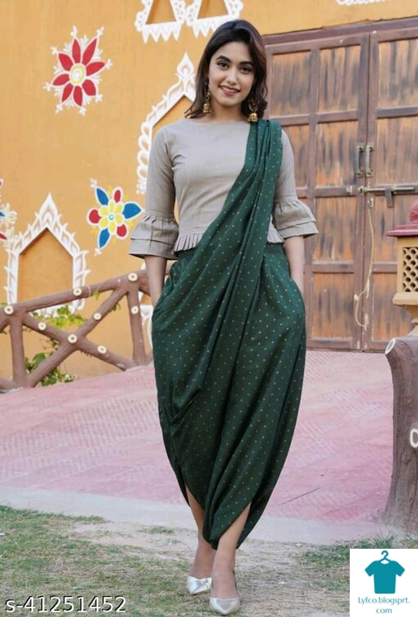 Catalog Name:*Kashvi Pretty Women Top & Bottom set* - S