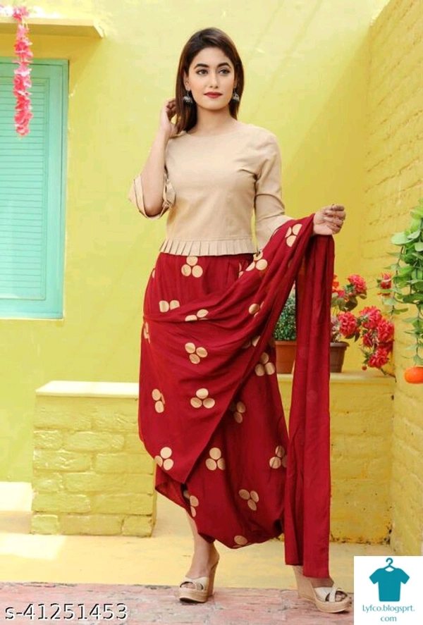Catalog Name:*Kashvi Pretty Women Top & Bottom set* - S