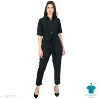 Catalog Name:*Free Mask Urbane Fashionista Women Jumpsuits*Fabric: Crepe - XXL