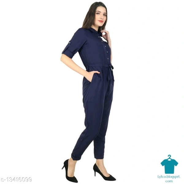 Catalog Name:*Free Mask Urbane Fashionista Women Jumpsuits*Fabric: Crepe - L