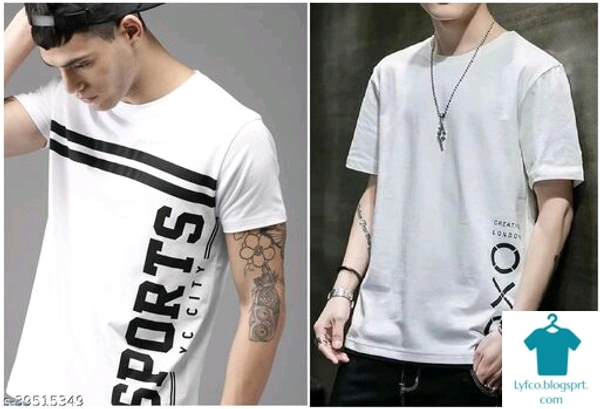 Catalog Name:*Fancy Retro Men Tshirts*Fabric: CottonSleeve Length: Short SleevesPattern: PrintedMultipack: 2 - XL