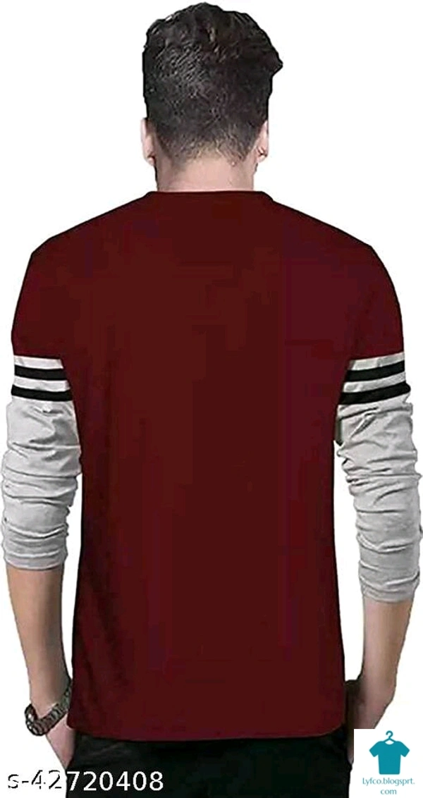 Catalog Name:*Urbane Designer Men Tshirts*Fabric: CottonSleeve Length: Long Sleeves,Short SleevesPattern: Striped,ColorblockedMultipack: 1 - XL
