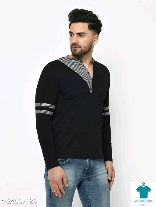 Catalog Name:*Urbane Ravishing Men Tshirts*Fabric: CottonSleeve Length: Long Sleeves,Short SleevesPattern: Self-Design,SolidMultipack: 1 - XXL