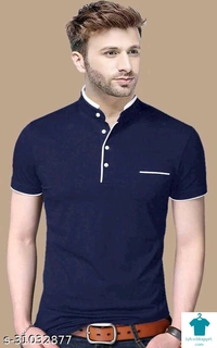Catalog Name:*Fancy Fashionable Men Tshirts*Fabric: CottonSleeve Length: Short SleevesPattern: Self-DesignMultipack: 1 - XL