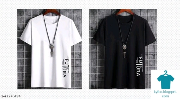 Catalog Name:*Classic Fashionable Men Tshirts*Fabric: CottonSleeve Length: Short SleevesPattern: PrintedMultipack: 2 - L