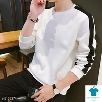 Catalog Name:*Sia Stylish Cotton Men's Striped T-Shirts Vol 2*Fabric: CottonSleeve Length: Short Sleeves,Long SleevesPattern: Colorblocked,PrintedMultipack: 1 - black, S