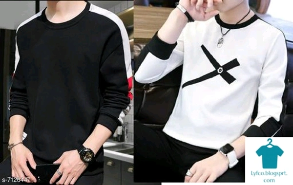 Catalog Name:*Stylish Graceful Men Tshirts*Fabric: CottonSleeve Length: Long SleevesPattern: PrintedMultipack: 2 - XL